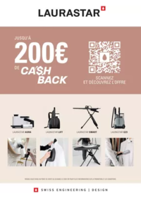 Prospectus Expert BAGNOLS-SUR-CEZE : Laurastar - Jusqu'à €200 de cashback