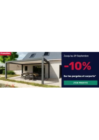 Prospectus K par K SOISSONS : 10% de remise sur les pergolas et les carports