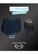 Promos et remises  : Des petits prix pour toute la famille : pour les enfants comme pour les adultes, et pour eux aussi, de la taille shetland jusqu’au cheval