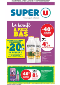 Prospectus Super U LA FERTE GAUCHER : Spécial Beauté