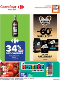 Prospectus Carrefour Market MAURIAC : LA RENTRÉE À PETITS PRIX