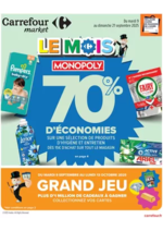 Promos et remises  : LE MOIS MONOPOLY, 70% D'ÉCONOMIES