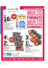 Prospectus E.Leclerc ROMILLY SUR SEINE : DEPENSER MOINS 18 GV - MIXTE