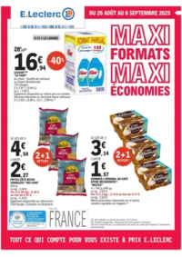 Prospectus E.Leclerc SAINT-BRANDAN : DEPENSER MOINS 18 GV - MIXTE