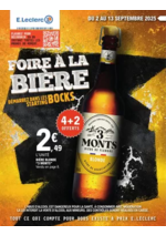 Prospectus E.Leclerc : Foire à la bière op région