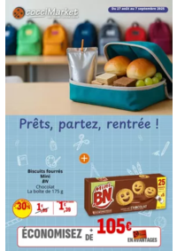 Prospectus CocciMarket CHAUMERGY : Prêts, partez, rentrée !