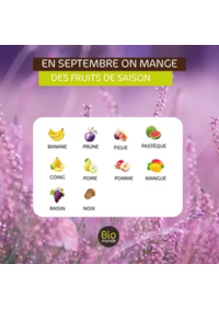 Prospectus Biomonde St Pierre d’Oléron : Septembre fruits & legumes