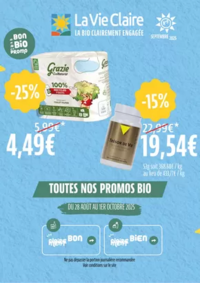 Prospectus La Vie Claire Die : SEPTEMBRE 2025
