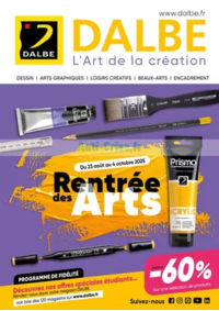 Prospectus Dalbe BAYEUX : Rentrée Des Arts
