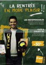 Promos et remises  : LA RENTREE EN MODE PLAISIR