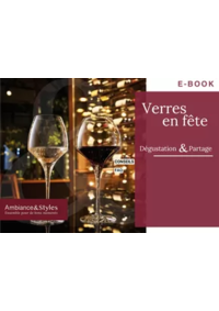 Prospectus Ambiance & Styles ST MALO : Verres en fête
