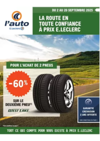 Prospectus L'auto E.Leclerc BEAUTOR : THEMATIQUE RENTREE