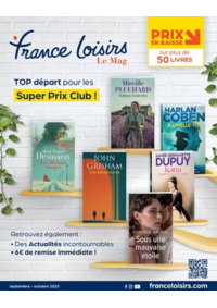 Prospectus France loisirs Albertville : Septembre - Octobre 2025