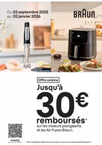 Prospectus BeDigital Champniers : BRAUN MIXEUR PLONGEANT ET AIR FRYER