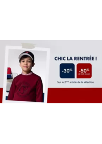 Prospectus Jacadi  CLERMONT FERRAND : Chic la rentrée