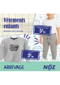 Prospectus Noz Varennes Vauzelles : Vêtements enfants