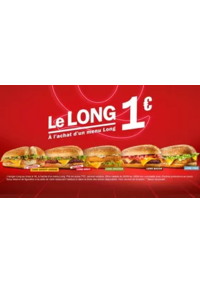 Prospectus Quick CLERMONT FERRAND : Le Long Menu Offer