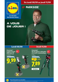 Prospectus Lidl JAUX VENETTE : Préparez vos travaux et équipez-vous avec Parkside et Crivit, disponibles chez Lidl