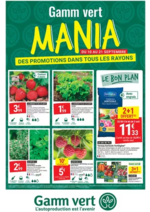 Prospectus Gamm vert : DES PROMOTIONS DANS TOUS LES RAYONS