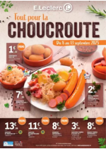Prospectus E.Leclerc : TOUT A LA CHOUCROUTE