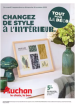 Prospectus Auchan : Tout pour la déco : changez de style à l'intérieur