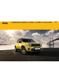 Prospectus Jeep Castres : RENEGADE E-HYBRID ALTITUDE 1.5 TURBO T4 130 CH BVR7