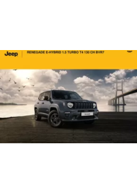 Prospectus Jeep Boulogne Billancourt : RENEGADE E-HYBRID 1.5 TURBO T4 130 CH BVR7