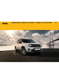 Prospectus Jeep Longuenesse : RENEGADE E-HYBRID ALTITUDE 1.5 TURBO T4 130 CH BVR7