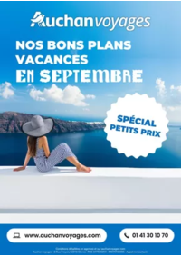 Prospectus Auchan DARDILLY : Auchan voyages : bons plans vacances !