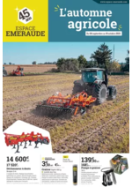 Prospectus Espace emeraude : Catalogue L'Automne Agricole