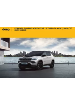 Prospectus Jeep : COMPASS E-HYBRID NORTH STAR 1.5 TURBO T4 96KW (130CH) BVR7 HYBRID