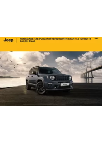 Prospectus Jeep Castres : RENEGADE 4XE PLUG IN HYBRID NORTH STAR 1.3 TURBO T4 240 CH BVA6