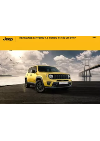 Prospectus Jeep Limoges : RENEGADE E-HYBRID 1.5 TURBO T4 130 CH BVR7