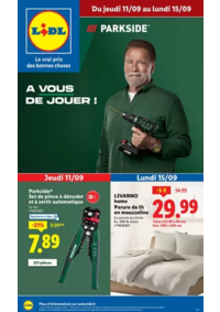 Prospectus Lidl THONON LES BAINS : Profitez de la déco tendance et des outils Parkside pour tous vos projets, à prix Lidl !