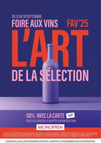 Prospectus Monoprix RODEZ : GUIDE FOIRE AUX VINS