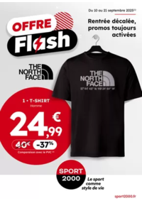 Prospectus Sport 2000 ELBEUF :  Rentrée décalée, promos toujours activées 
