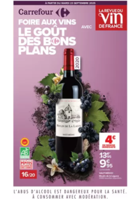 Prospectus Carrefour Market SAINT MARTIN DE FONTENAY : FOIRE AUX VINS D'AUTOMNE