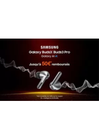 Prospectus Orange QUIMPER : Galaxy Buds3 | Buds3 Pro Jusqu'à 50€ remboursés