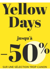 Prospectus Jennyfer BELFORT : Yellow days -50%