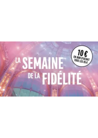 Prospectus Galeries Lafayette Chalon sur Saône : 10€ tous les 85€ d'achat !