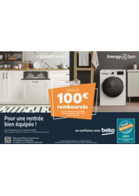 Prospectus Copra MALESTROIT : Beko vous rembourse jusqu'à 100€