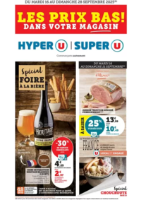 Prospectus Super U ESSERT : Choucroute / foire à la bière
