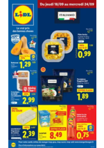 Prospectus Lidl : Chez Lidl, découvrez une sélection de produits qui vous transporte au cœur de l'Italie !