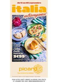 Prospectus Picard BREUILLET : Italia Extravanganza