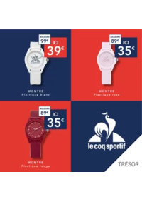 Prospectus Trésor Bijoux Sevran : Le Coq Sportif