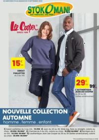 Prospectus Stokomani Tours : NOUVELLE COLLECTION AUTOMNE