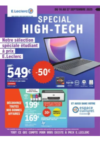 Prospectus Espace culturel E.Leclerc SAINT AMAND LES EAUX : SPECIAL HIGH-TECH
