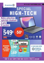 Prospectus Espace culturel E.Leclerc : SPECIAL HIGH-TECH