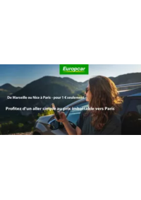 Prospectus Europcar LOUVROIL : Profitez d’un aller simple au prix imbattable vers Paris
