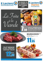 Prospectus E.Leclerc : Foire à la viande septembre